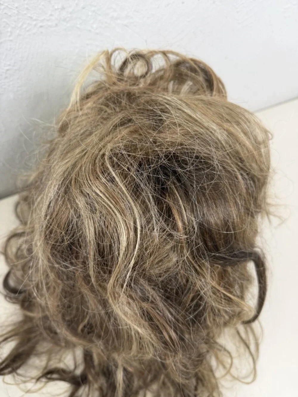 Paula Young Gayle-A3538 Long Brown Wavy Wig-Made In Japan GUC